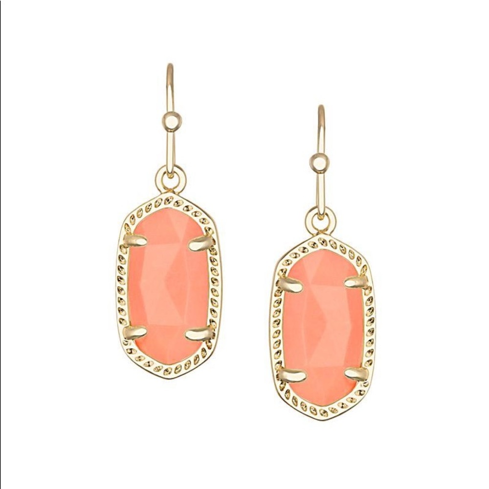Kendra Scott Dani earrings in coral
